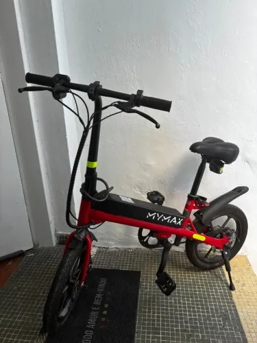 Bike Elétrica Dobrável Semi Nova - Mymax Myway 4.0