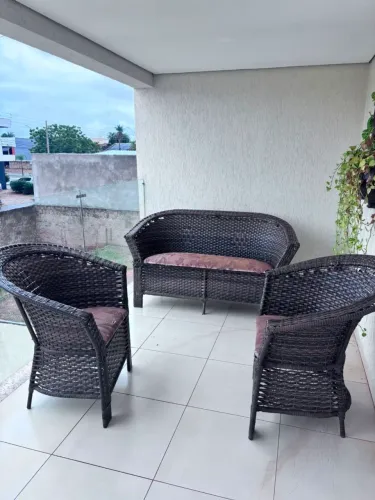 Jogo de Poltronas em vime