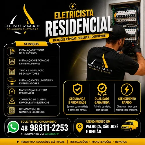 Eletricista residencial