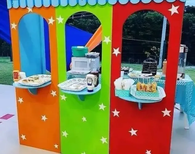Buffet infantil promocional 500 unidades por 349