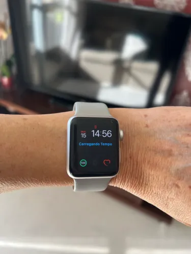 Apple Watch Série 3 GPS 38 mm Prata | Bateria 82% | Ótimo estado
