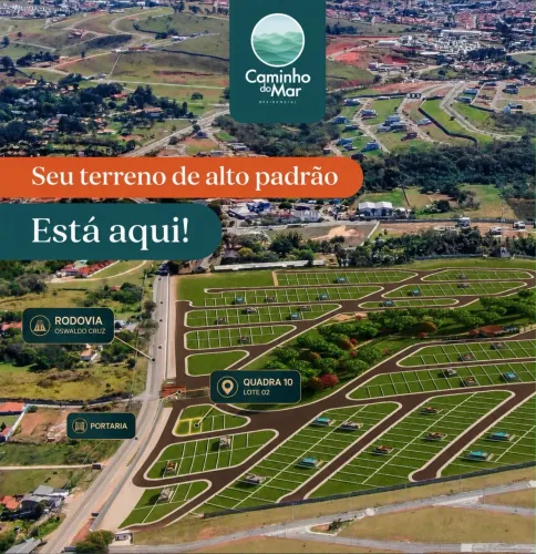 Terreno Condomínio Fechado Caminho Mar Taubaté 