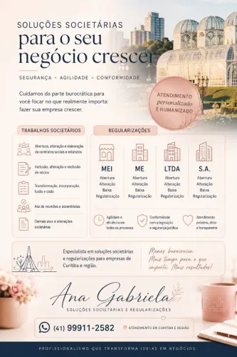 Abertura e Regularização de Empresas em Curitiba | MEI, ME , LTDA E S.A