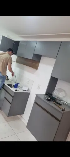 Armario cozinha montado