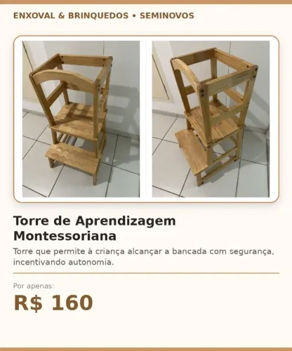 Torre de Aprendizagem Montessoriana