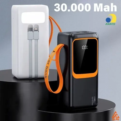 Carregador portatil 30.000mah power bank bateria externa 30 mil mah