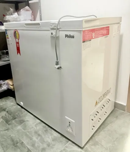 Freezer Horizontal Philco 199l Pfh205b Dupla Função