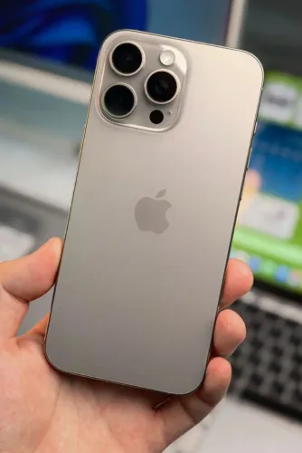 Iphone 16 Pro Max 256GB Bateria 89% - Natural - Semi Novo 18X Sem juros
