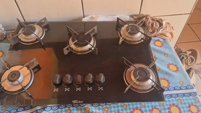 Fogão cooktop  5 bocas 