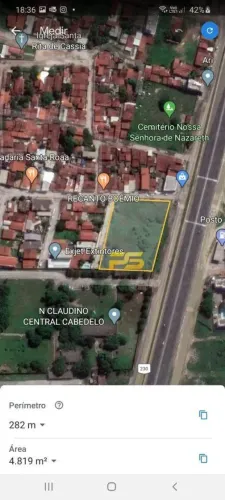 Terreno à Venda  BR Cabedelo | Beira de Pista com área 4.800 m²