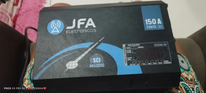 Fonte JFA 150A + amplificador Taramps TS 400x4