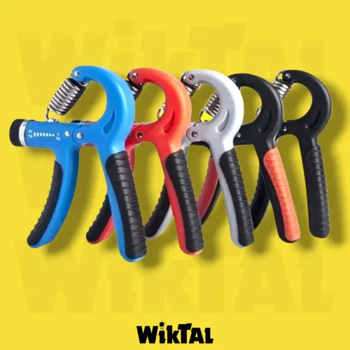 1x hand grip ajustável 5kg a 60kg fortalecedor