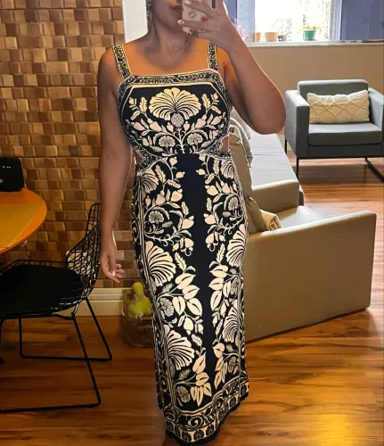 vestido midi Sintra FARM RIO