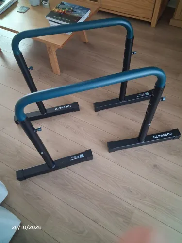 Barra paralela dobrável Corengh Decathlon