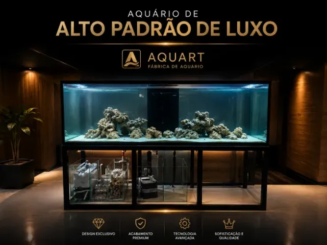  Aquário 230x90x60 em vidro 12mm C O M P L E T O