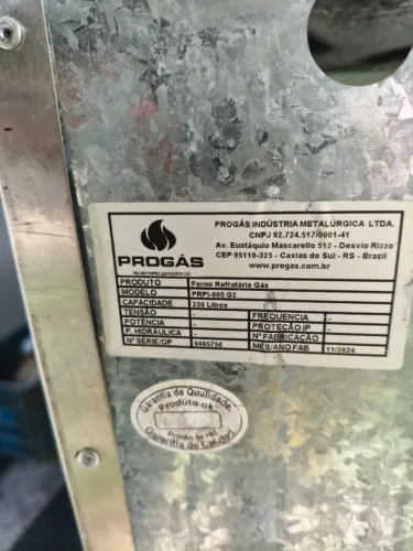 Forno de lastro Pro gás com infravermelho