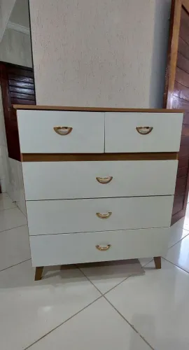 Cômoda, móvel com 5 gavetas, gaveteiro