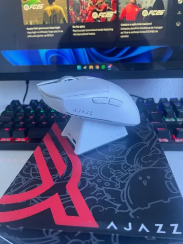 Mouse Gamer Sem Fio AJAZZ AJ139 V2 MC - 12000 DPI, Bluetooth, Ultra Leve para PC