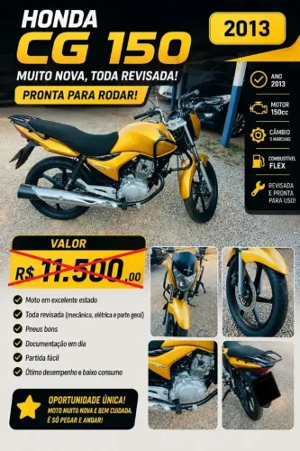 Honda Titan 150 Flex personalizada com acessórios, top, sem nada pra fazer.