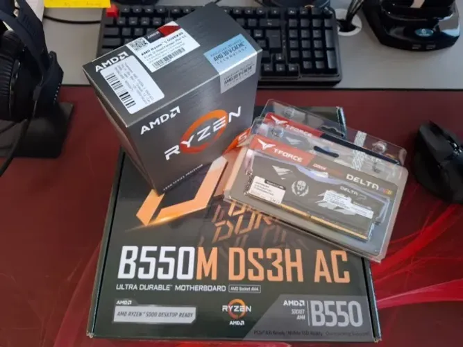Kit upgrade Ryzen 5500x3D, Gigabyte B550m, 16gb 3600mhz