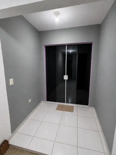 Porta de vidro com película 160x210