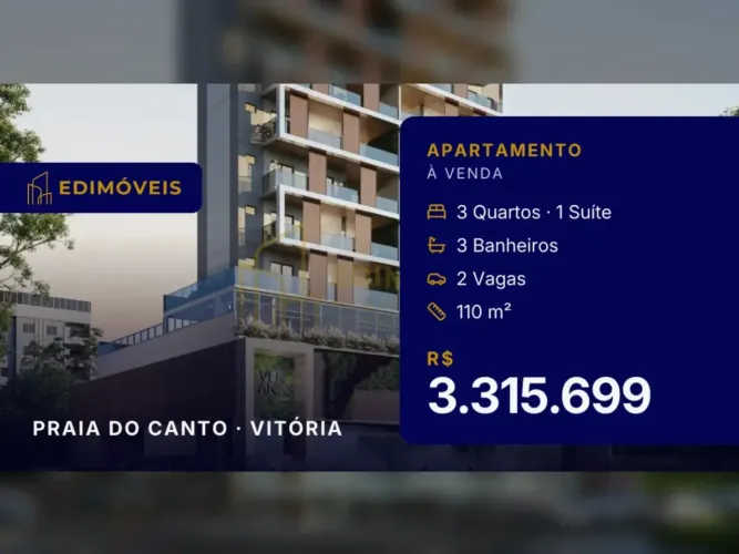 Viva com sofisticação em Praia do Canto: apartamento com piscina e espaço gourmet!
