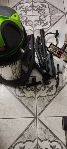 Extratora e itens para higienização