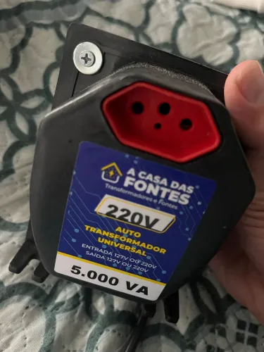 Transformador 5000 VA TOMADAS 110/220V OU 220/110V  Conversor