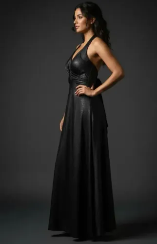 Vestido longo preto 