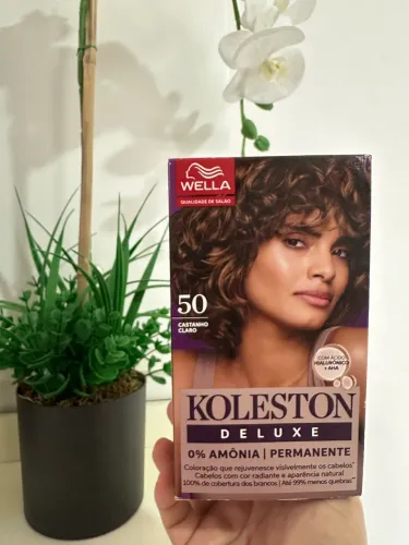 Coloração koleston Wella sem amônia