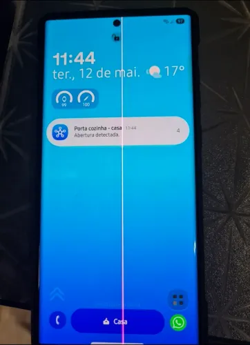 Samsung Galaxy S22 Ultra [preto] [256 GB] - Detalhe na Tela 