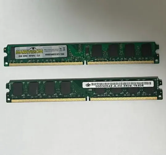 Memória 4GB DDR2 (2x2GB) Desktop Markivision Kingston