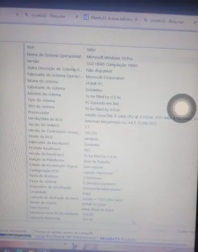 Computador Intel Core i5 com 16 GB de RAM - Pronto para uso