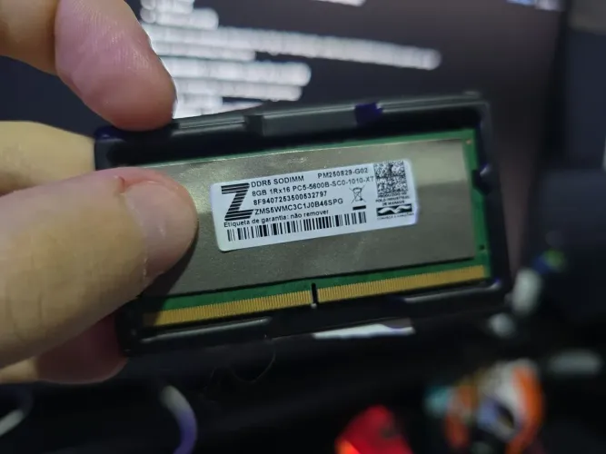 Memória para notebook 8gb DDR5 5600MHZ Marca Samsung nova 