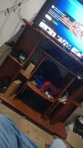 Racker estante madeira maciça