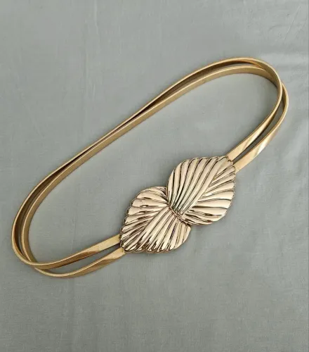Cintos mola prata e dourado 