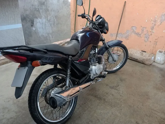CG Fan 125 ES Roxa - Pronta para Rodar