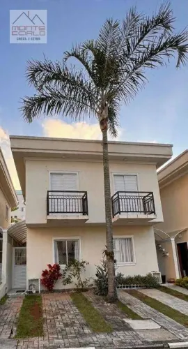 Sobrado em Condomínio Fechado com 2 dormitórios para alugar, 88 m² por R$ 3.099/mês - Nova