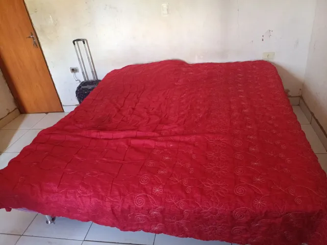 Colchão king, usado em bom uso