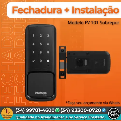 Fechadura Digital Sobrepor