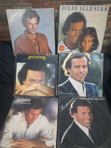 LP/Vinil JÚLIO IGLESIAS coleção 6 discos