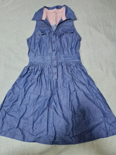Charmoso vestido Aquamar Tam P
