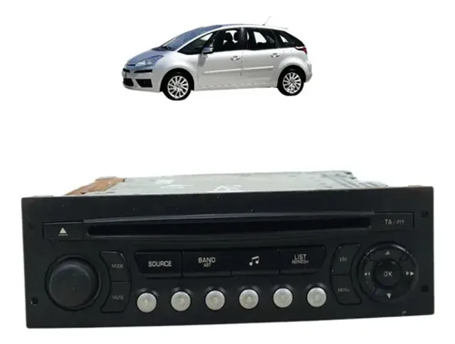 Radio Player Mp3 Citroen C4 Grand Picasso Pallas 2008 2014