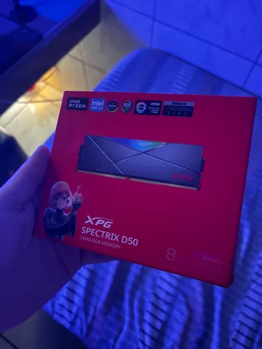 RAM DDR4 XPG Spectrix D50, 16GB (2x8GB), 3600MHz, RGB