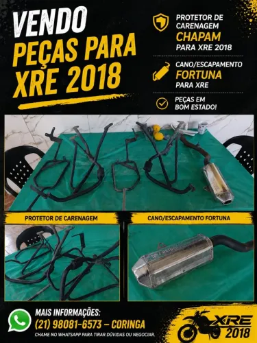 Carenagem de proteção para xre
