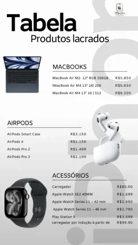 iPhones Lacrados e  Seminovos 