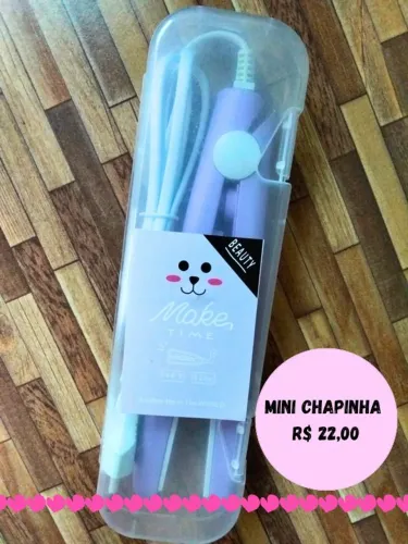 Vendo uma Mini chapinha, perfil estado, novo e nunca usado! da pra levar na bolsa