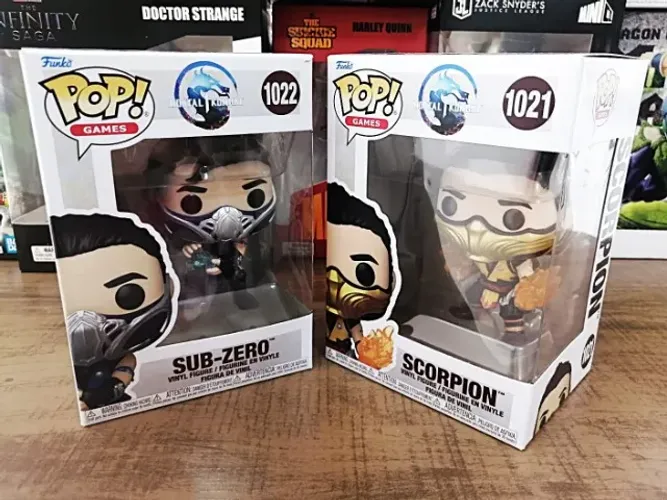 Pop! Funko Sub-Zero #1022 & Scorpion #1021 | MK1