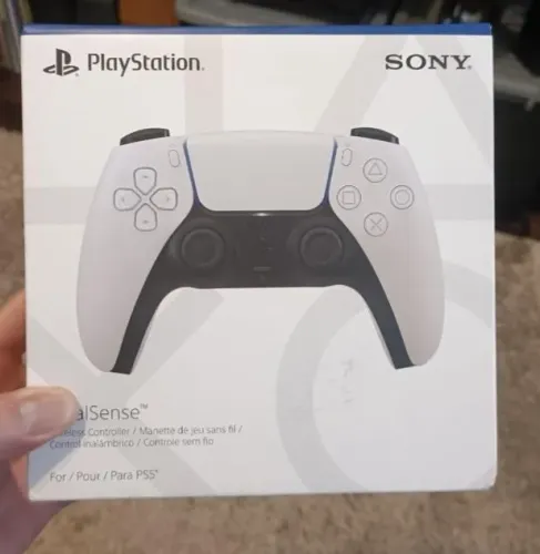 Controle PlayStation 5 Branco - CAIXA LACRADA!