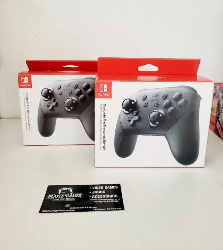 Controle PRO Original de Nintendo Switch (Aceito Cartão)